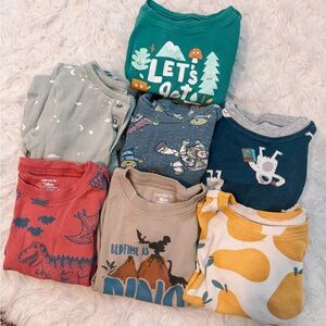 Assorted Baby Pajamas with Fun Prints